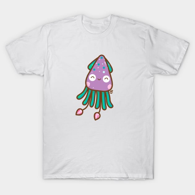 Mollusk Squid T-Shirt by MisturaDesign